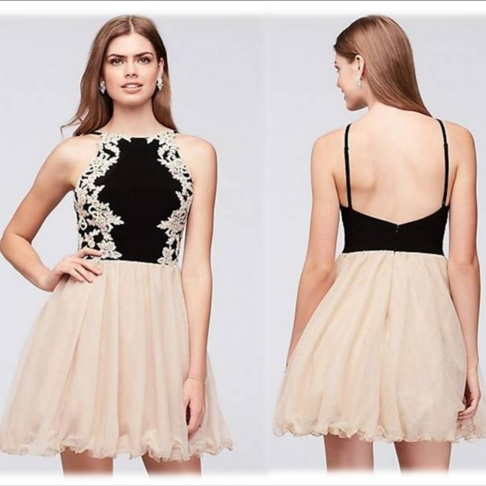 New Blondie Nites Junior Embroidered Jersey Party Dress.Size 7